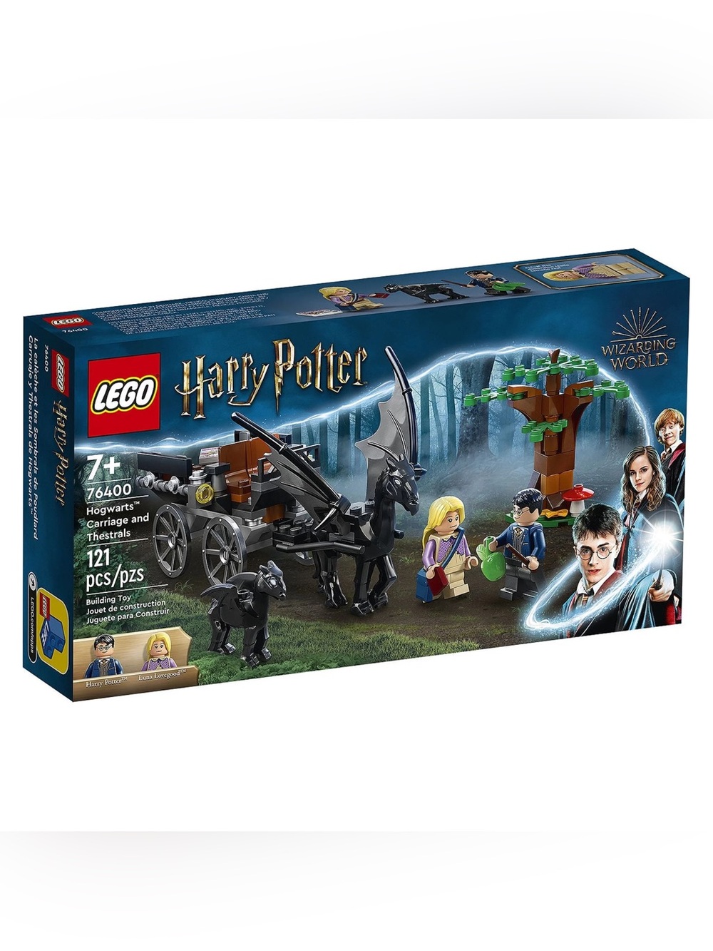 LEGO Harry Potter Hogwarts Carriage & Thestrals 76400 121 Pieces Complete Set